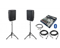 Акустическая система JBL IRX108BT с Bluetooth + микшер | 2x200Вт